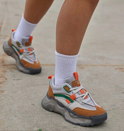 Vojo Air Zone Yüksek Özel Taban Memory Foam Kadın Sneakers