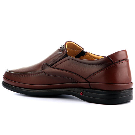 Vojo D506 Jel Taban Hakiki Deri Bağcıksız Erkek Ayakkabı