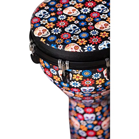 Meinl JD14DADH 14'' Jumbo Djembe (Day Of The Dead)