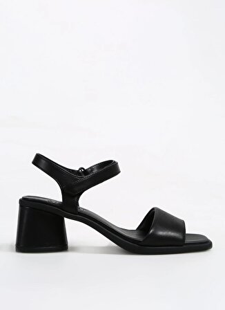 Camper Siyah Kadın Deri Topuklu Ayakkabı K201501-006