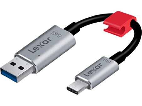 Lexar Jumpdrive C20c 64 GB USB Type-C 3.1 Bellek