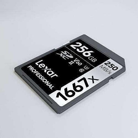 Lexar 256GB Professional 1667x SDXC HAFIZA KARTI