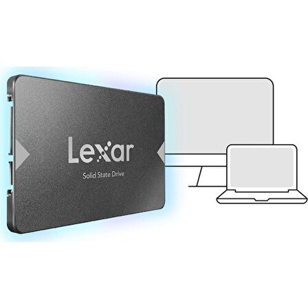 LEXAR 2.5" 128GB NS100 SSD 520/440 MB/ sn3Y