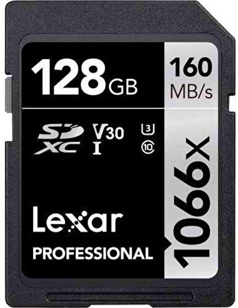 Lexar 128GB Professional 1066x UHS-I SDXC HAFIZA KARTI