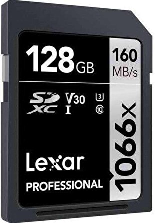 Lexar 128GB Professional 1066x UHS-I SDXC HAFIZA KARTI