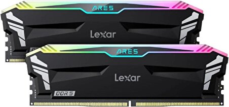 Lexar ARES RGB DDR5 32GB (2x16GB) 6400MHz AMD EXPO CL32 Ram Bellek (LD5EU016G-R6400GDLA)
