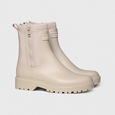 Kadın Yağmur Botu Clais Toni Pons Ankle Boot Water Beige