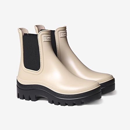 Kadın Yağmur Botu Carter Toni Pons Ankle Boot Water Beige