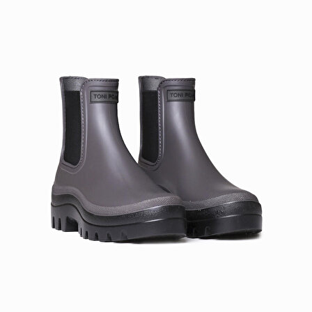 Kadın Yağmur Botu Carter Toni Pons Chelsea Waterproof Ankle boot in Grey  (Gris)