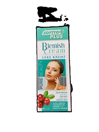 SOFTTO PLUS Leke Kremi (Blemish Cream) 75 ml