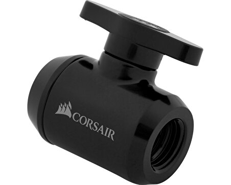 CORSAIR CX-9055019-WW Fitting (valve) ,XF Adapter (Shut-off ball valve; black)
