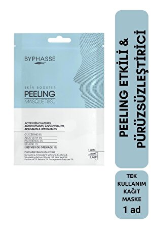 Peeling Etkili ve Pürüzsüzleştirici Skin Booster Kağıt Yüz Maskesi 1ad