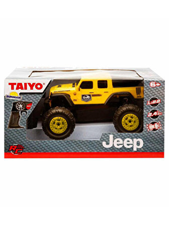 Taiyo 1:22 Taiyo Jeep Uzaktan Kumandalı Araba Sarı