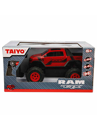 Taiyo 1:22 Pick-up Dodge Ram Trx Uzaktan Kumandalı Araba Kırmızı