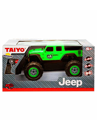 Taiyo 1:22 Taiyo Jeep Uzaktan Kumandalı Araba Yeşil