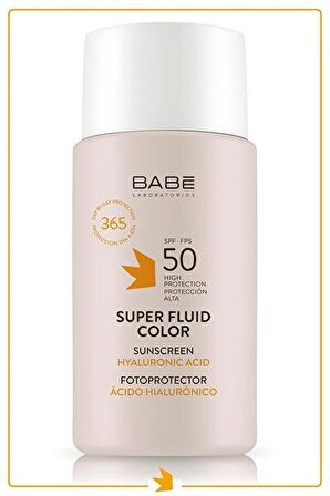 Babe Super Fluide Color 50 Faktör Renkli Yüz Güneş Koruyucu Krem 50 ml + Micellar Gel 90 ml