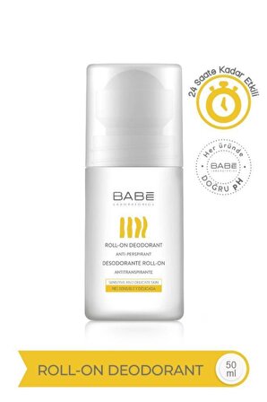Babe Laboratorios Antiperspirant Roll-On Deodorant 50 ml