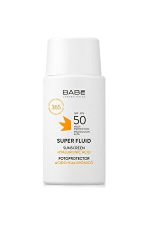 Babe Super Fluide 50 Faktör Renksiz Yüz Güneş Koruyucu Krem 50 ml