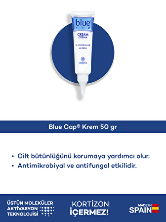 Blue Cap Kuru Ciltler İçin Nemlendirici Yüz Bakım Kremi 50 gr