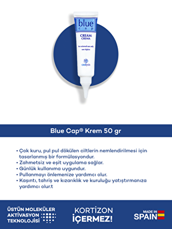 Blue Cap Kuru Ciltler İçin Nemlendirici Yüz Bakım Kremi 50 gr