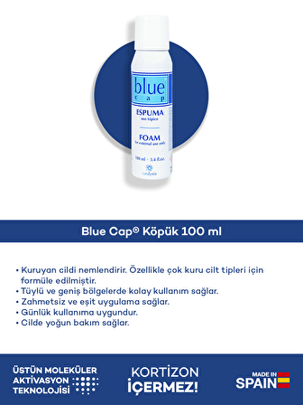 BLUE CAP Köpük Nemlendirici 100 ML