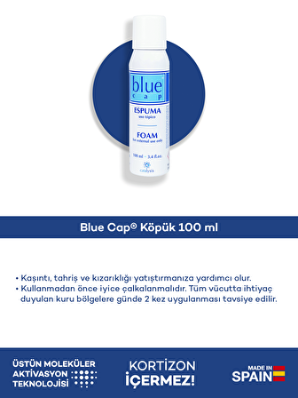 BLUE CAP Köpük Nemlendirici 100 ML