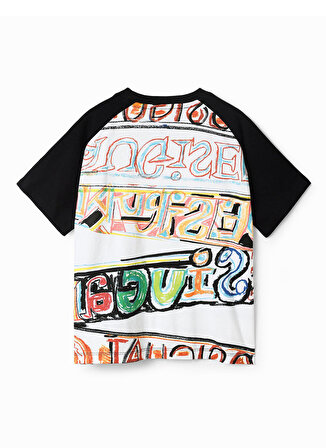 Desigual Desenli Çok Renkli Erkek Çocuk T-Shirt 23SBTK13