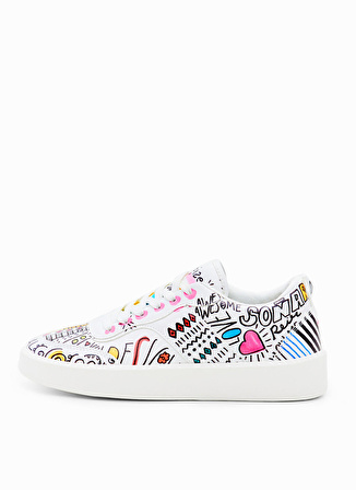 Desigual Beyaz Kadın Sneaker