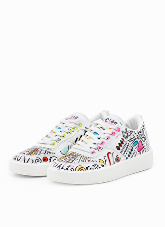 Desigual Beyaz Kadın Sneaker