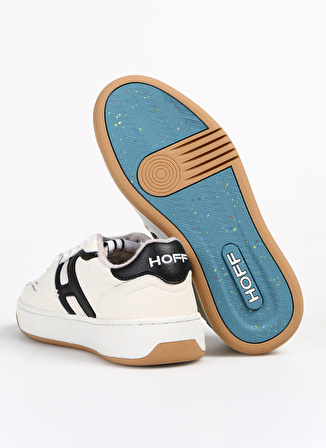 Hoff Beyaz - Siyah Kadın Deri Sneaker 22209005