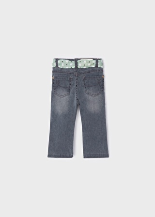 Mayoral Kız Bebek Fular Kemerli Denim Pantolon 22K.MYR.02542.092