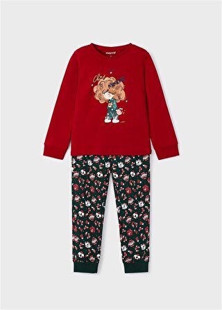 Mayoral Kız Çocuk Pijama Takımı Uzun Kollu