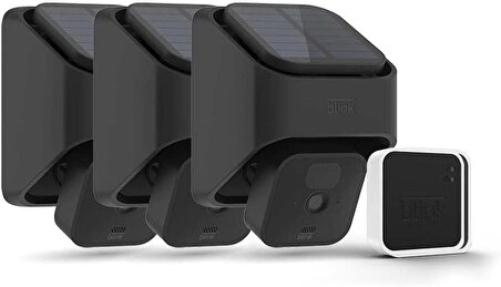 Blink Outdoor 3. Nesil HD Güvenlik Kamerası 3'lü + Solar Panel Şarj Montajı