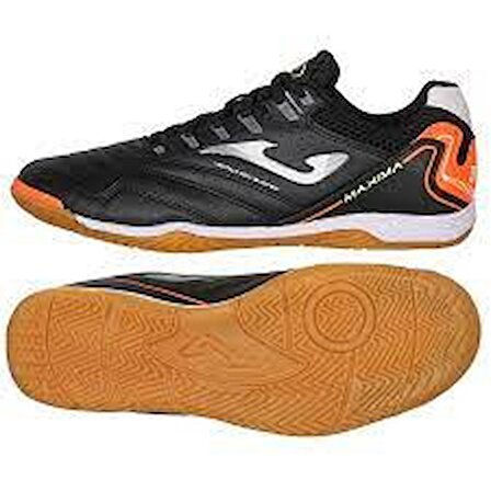 Joma Maxıma 2301 Black Orange Indoor Erkek Futsal Ayakkabı MAXS2301IN