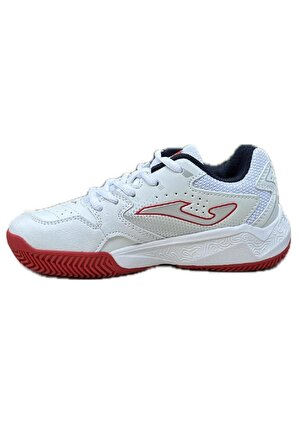 Joma Master 1000 Jr Beyaz Kırmızı Çocuk Tenis Ayakkabısı
