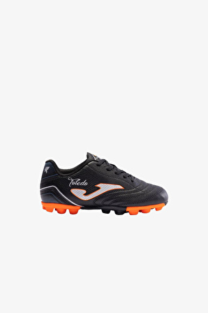 Joma Toledo Jr 2401 Negro Hard Ground Çocuk Siyah Krampon (Çim Zemin) TOJS2401HG