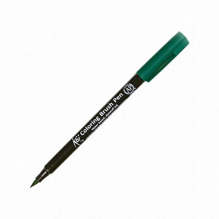 Koi Coloring Brush Pen Fırça Uçlu Kalem 29 Green