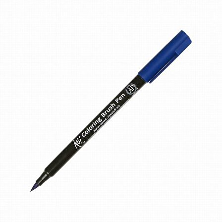 Koi Coloring Brush Pen Fırça Uçlu Kalem 36 Blue
