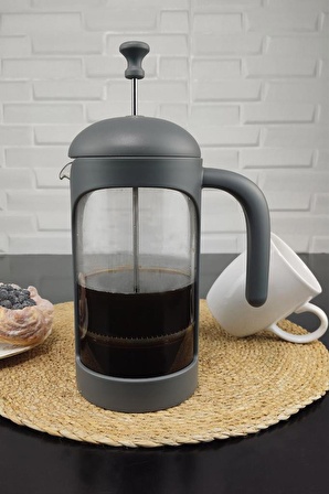 Digithome Mat Gri French Press 1000Ml – THN64606 