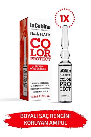 LaCabine 1 Adet Boyalı Saç Rengini Koruyucu Ampul Pürüzsüz Canlı Renkli Saçlar Dermaroller Dermapen Serum