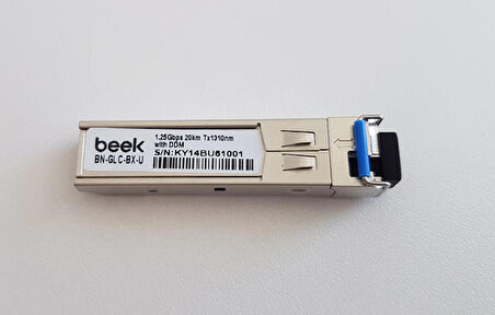 Beek BN-GLC-BX-U 20 Km 1.25Gbps 1490-nm TX/1490-nm Cisco Extreme SFP Modül