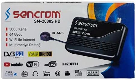 Sencrom 2000s Hd Mini Uydu Alıcısı Full Hd 1080
