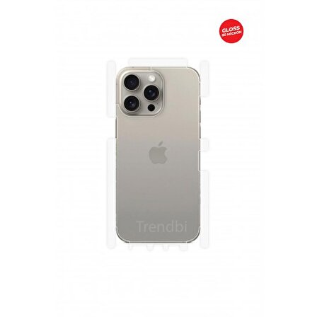 iPhone 15 Pro Max Arka Ve Yan Koruyucu Tpu Film