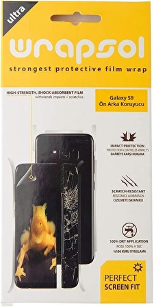 Wrapsol Samsung Galaxy S9 Ön-Arka Jelatin Tam Koruma(Outlet)