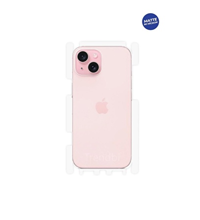 Iphone 15 Mat Arka Ve Yan Koruyucu Tpu Film