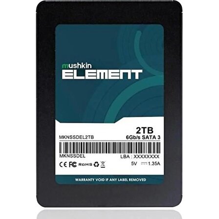 Mushkın 2tb Element MKNSSDEL2TB 500- 435MB/S SSD Sata-3 Disk