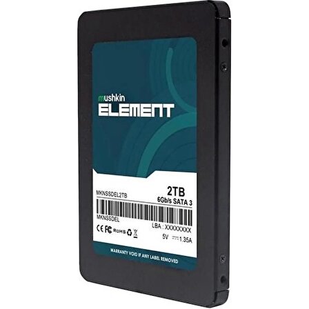 Mushkın 2tb Element MKNSSDEL2TB 500- 435MB/S SSD Sata-3 Disk