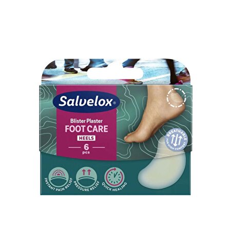 Salvelox Foot Care - Topuk Yara Bandı 6 Adet
