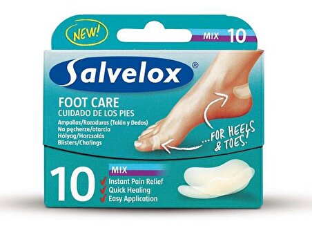 Salvelox Foot Care Mix Yara Bandı 10lu