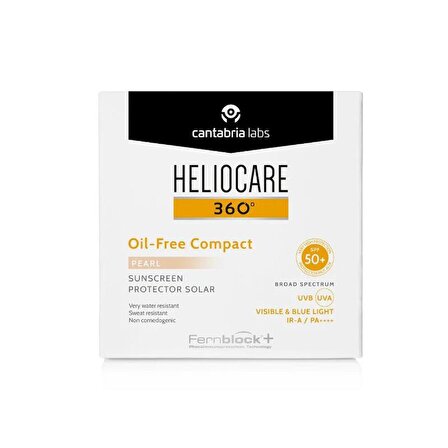 Heliocare 360 Oil Free Compact Pearl Güneş Koruyucu Kompakt 10gr